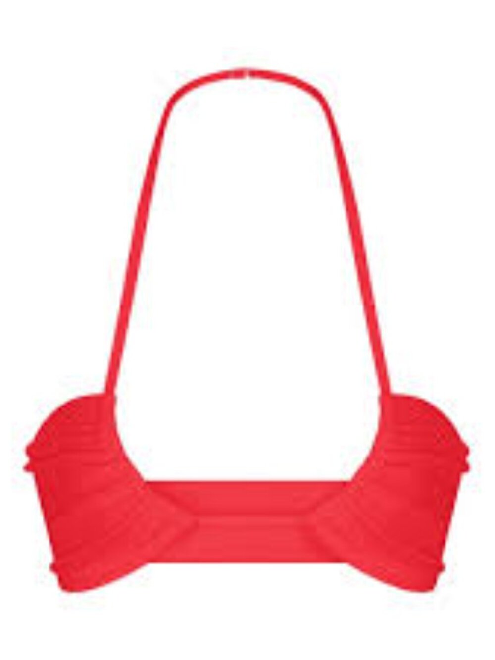 SKIMS Halter Bandeau Bikini Top - Red - XL